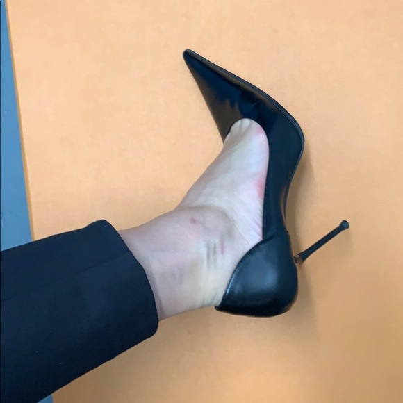 Le Silla Black Leather Heels main image 0